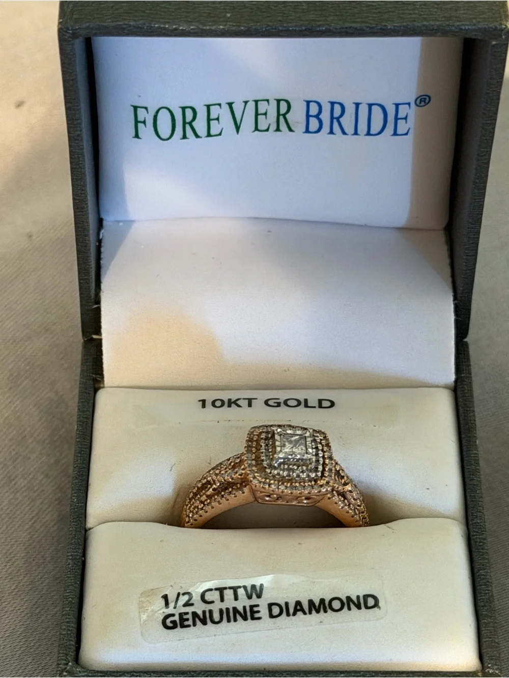 Engagement or promise ring
